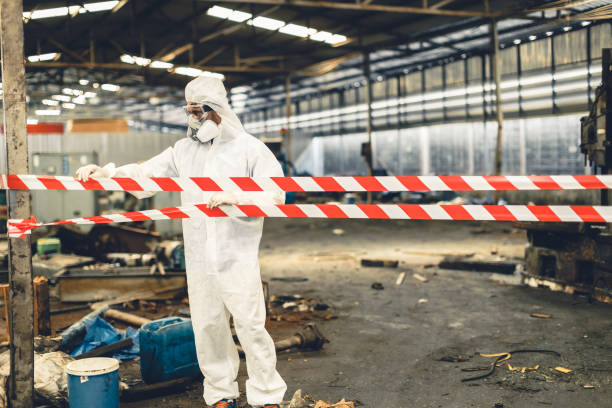 Professional Crime Scene Cleanup technician working in Hockley, TX